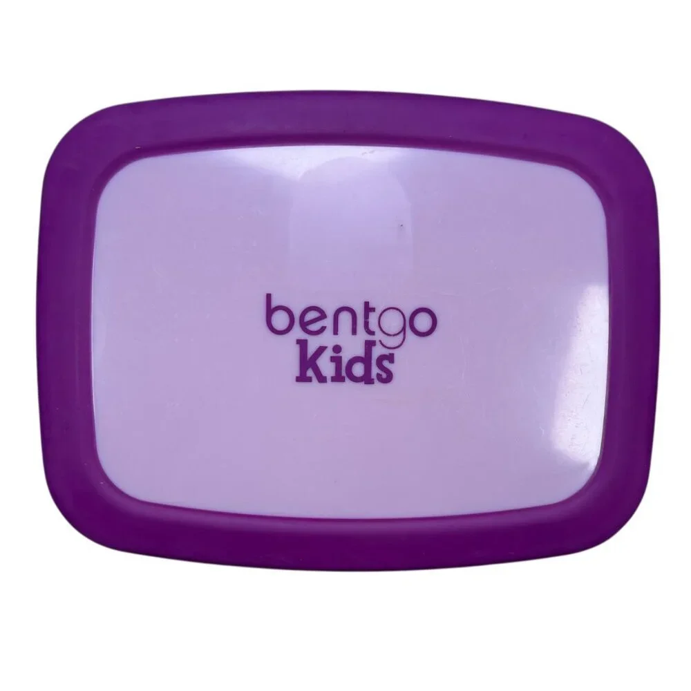 Bentgo Kids Purple Lunch Box Sealed Compartments School Snacks